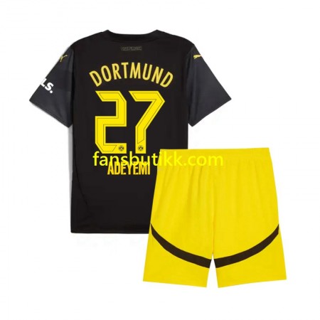 Fotballdrakt Borussia Dortmund Karim Adeyemi 27 Barn Bortetrøye 2024-2025 Kortermet